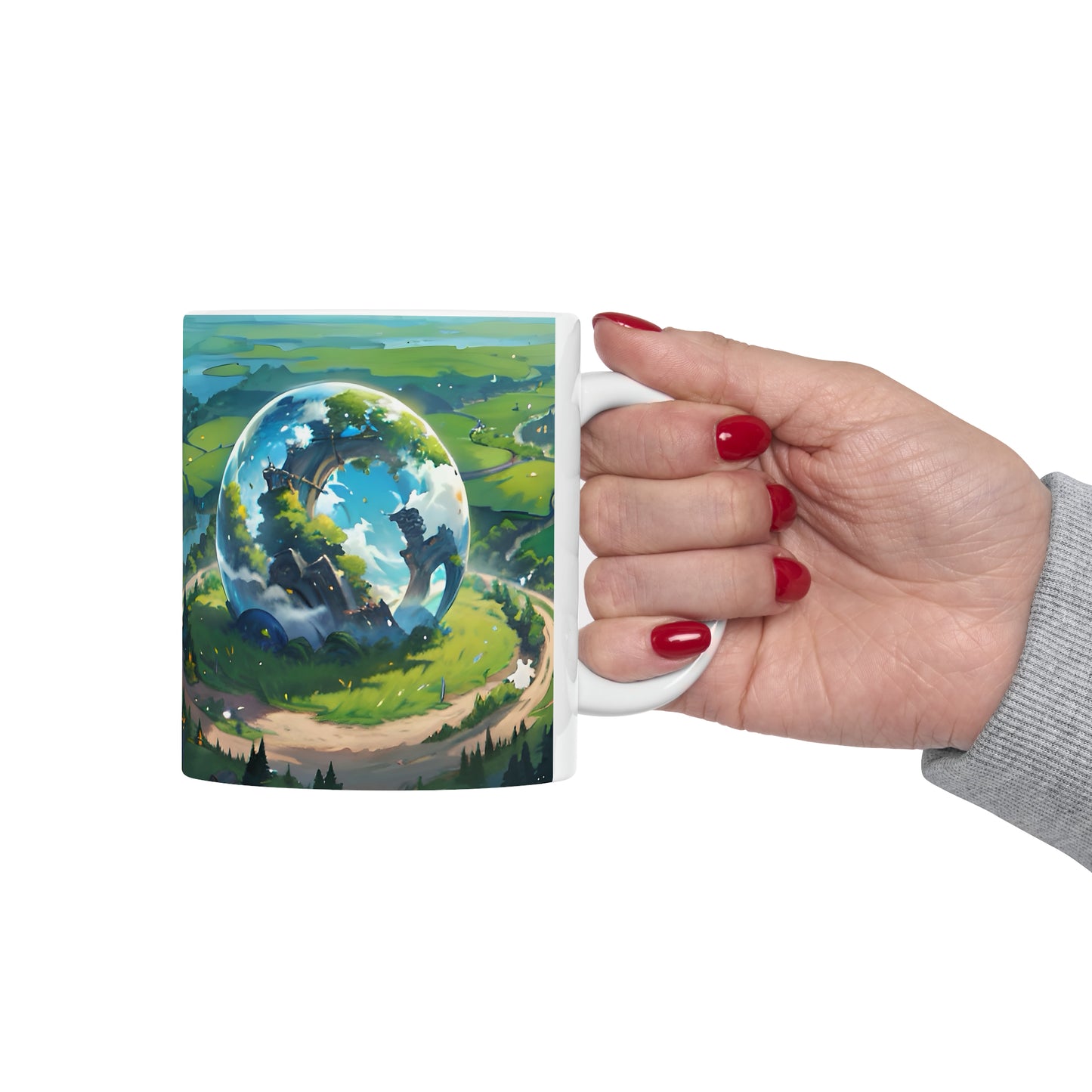 Matiby Worlds Ceramic Mug, 11oz
