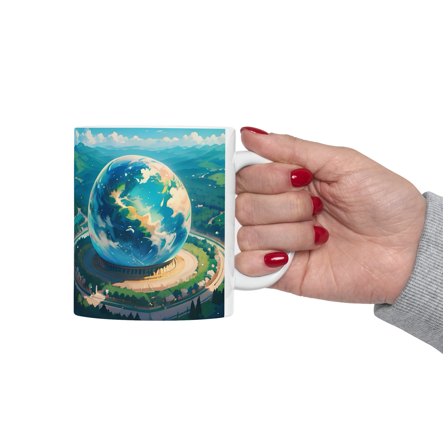 Matiby Worlds Ceramic Mug, 11oz