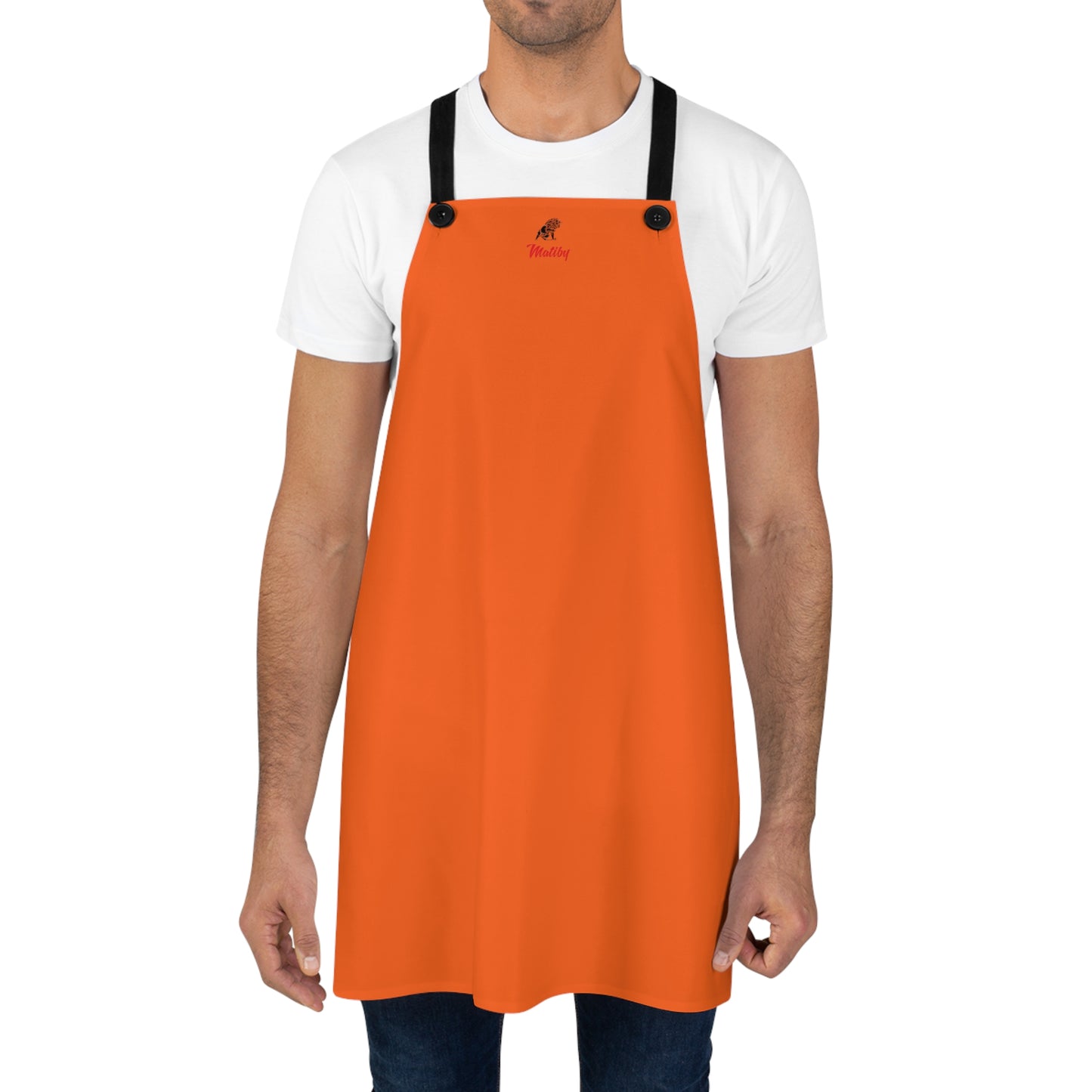 Matiby Orange Apron (AOP)