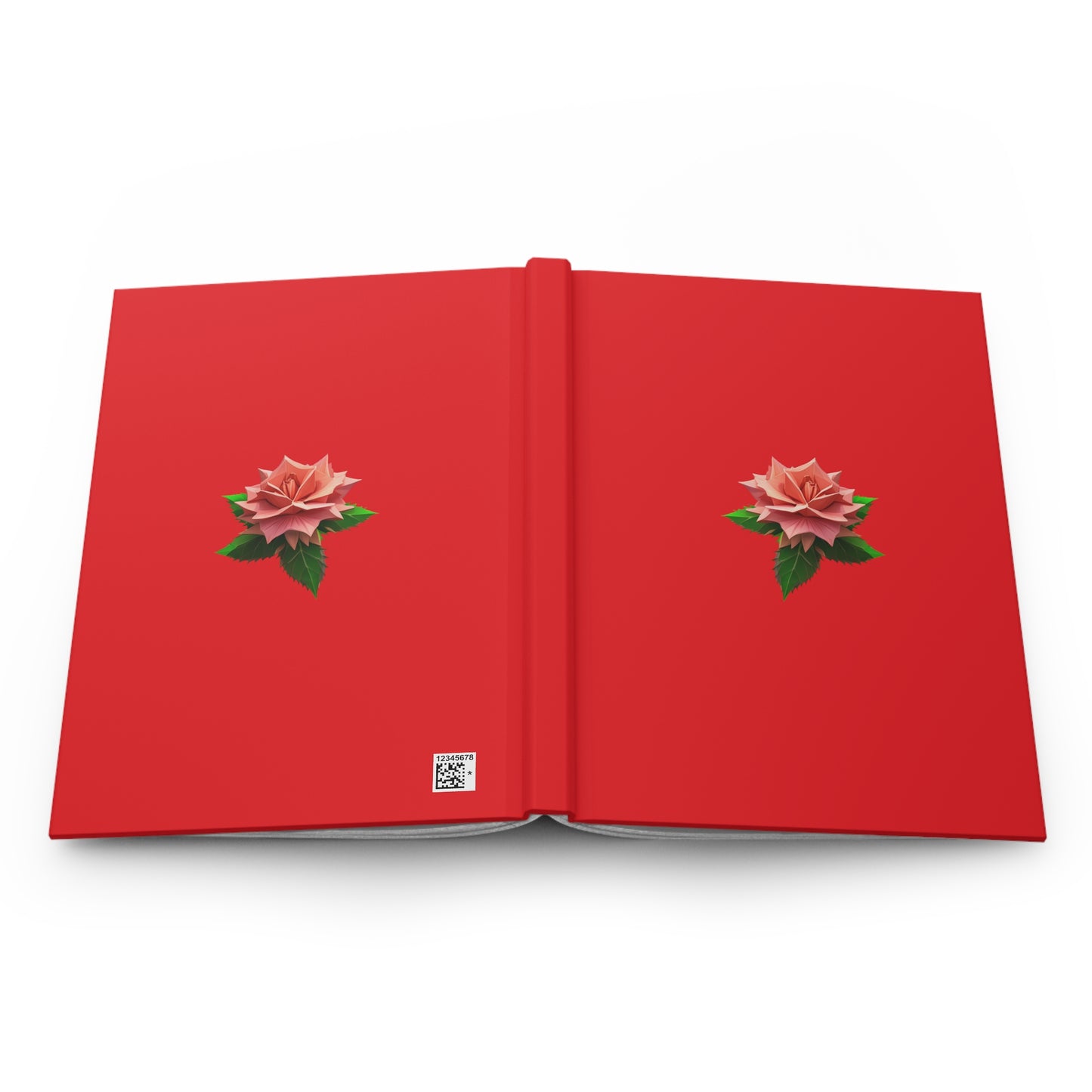 Rose Hardcover Journal Matte Red