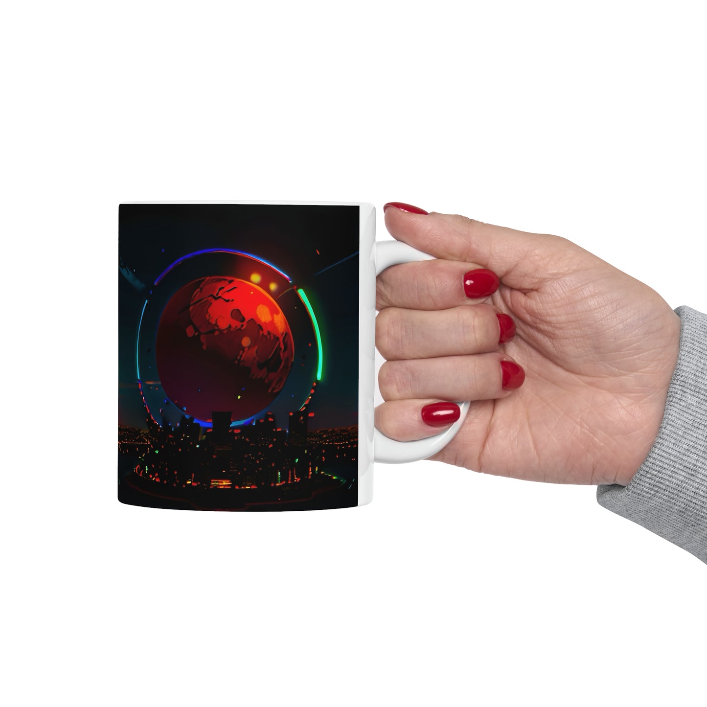 Matiby Worlds Ceramic Mug, 11oz