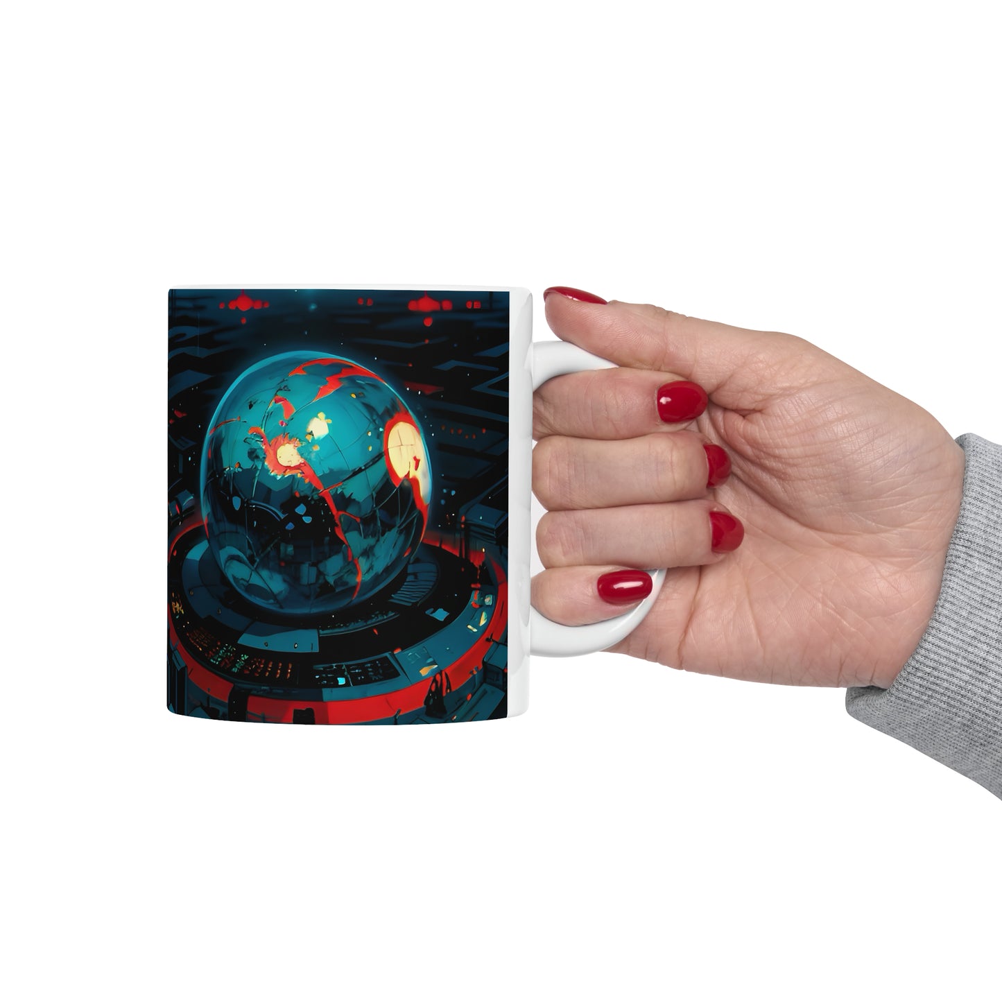 Matiby Worlds Ceramic Mug, 11oz