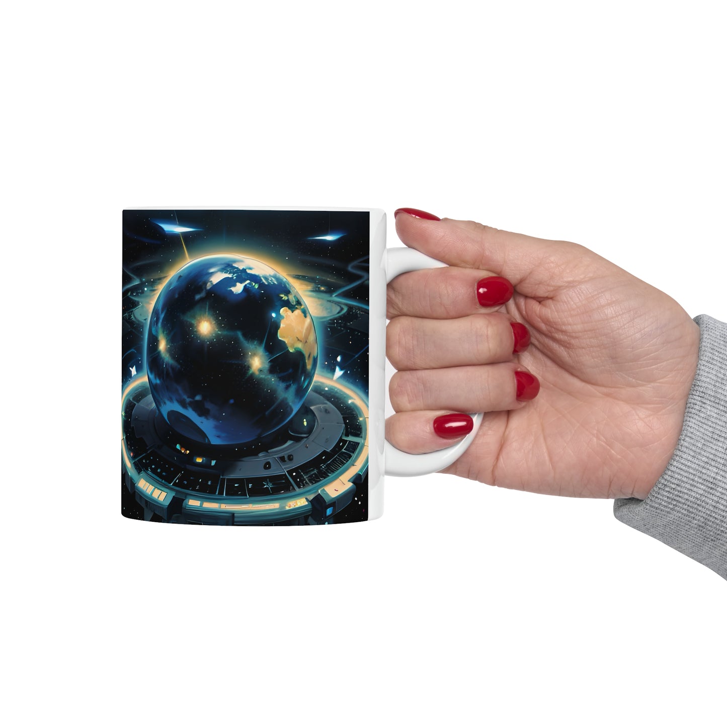 Matiby Worlds Ceramic Mug, 11oz