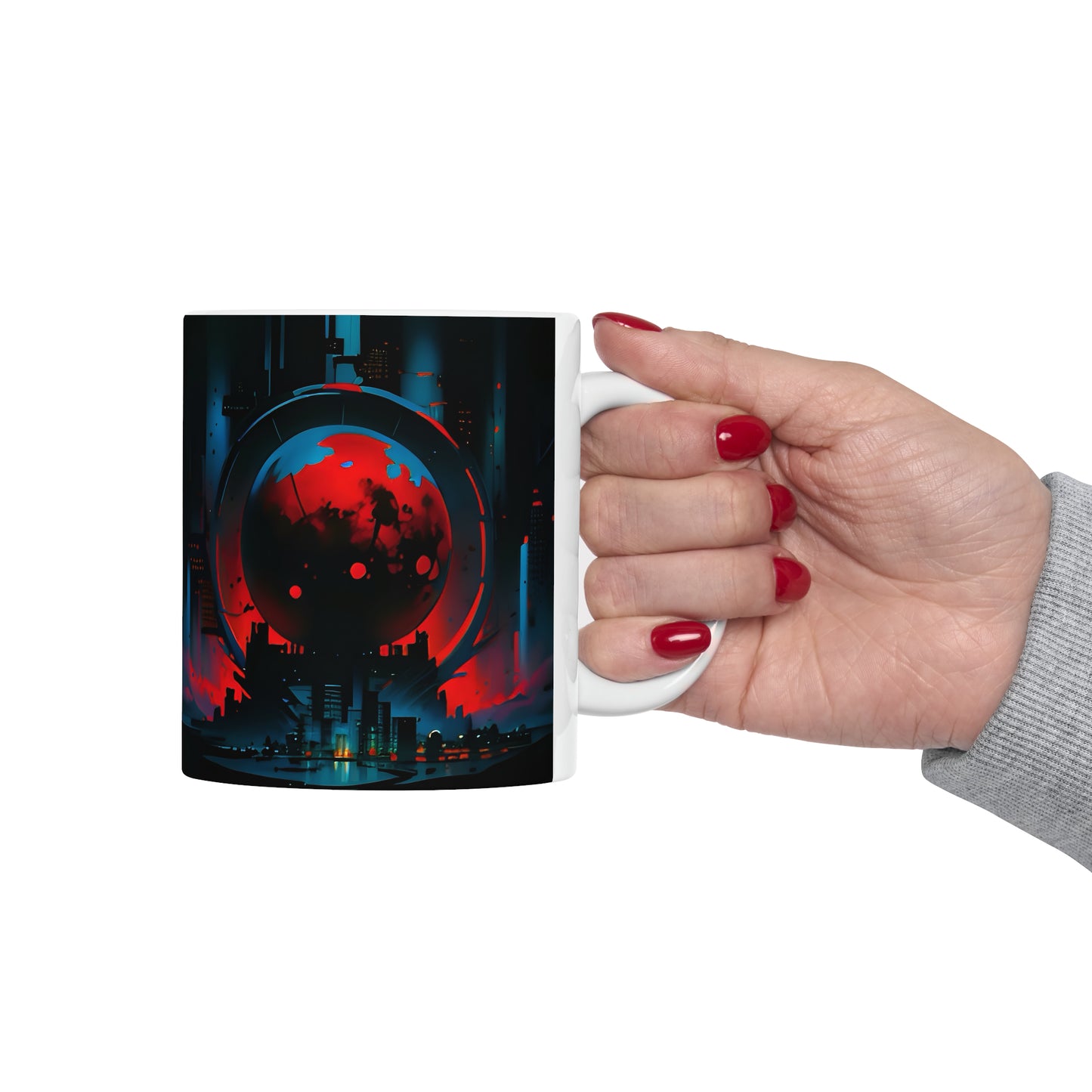 Matiby Worlds Ceramic Mug, 11oz