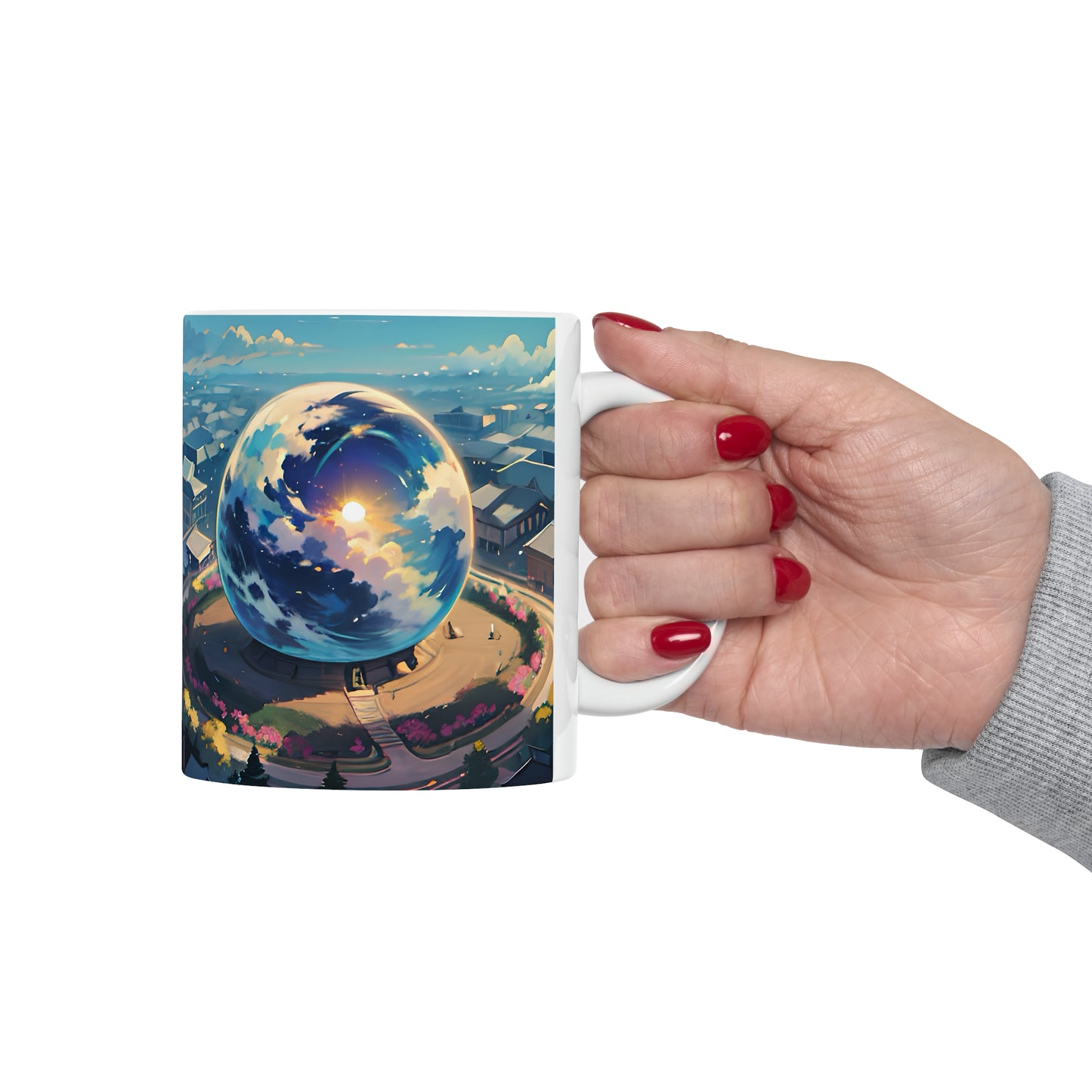 Matiby Worlds Ceramic Mug, 11oz