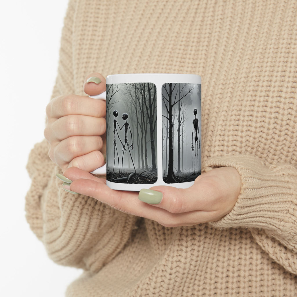The Stick-To-It Species #5 White Ceramic Mug – Anatomy of Optimism Cup 11oz/15oz