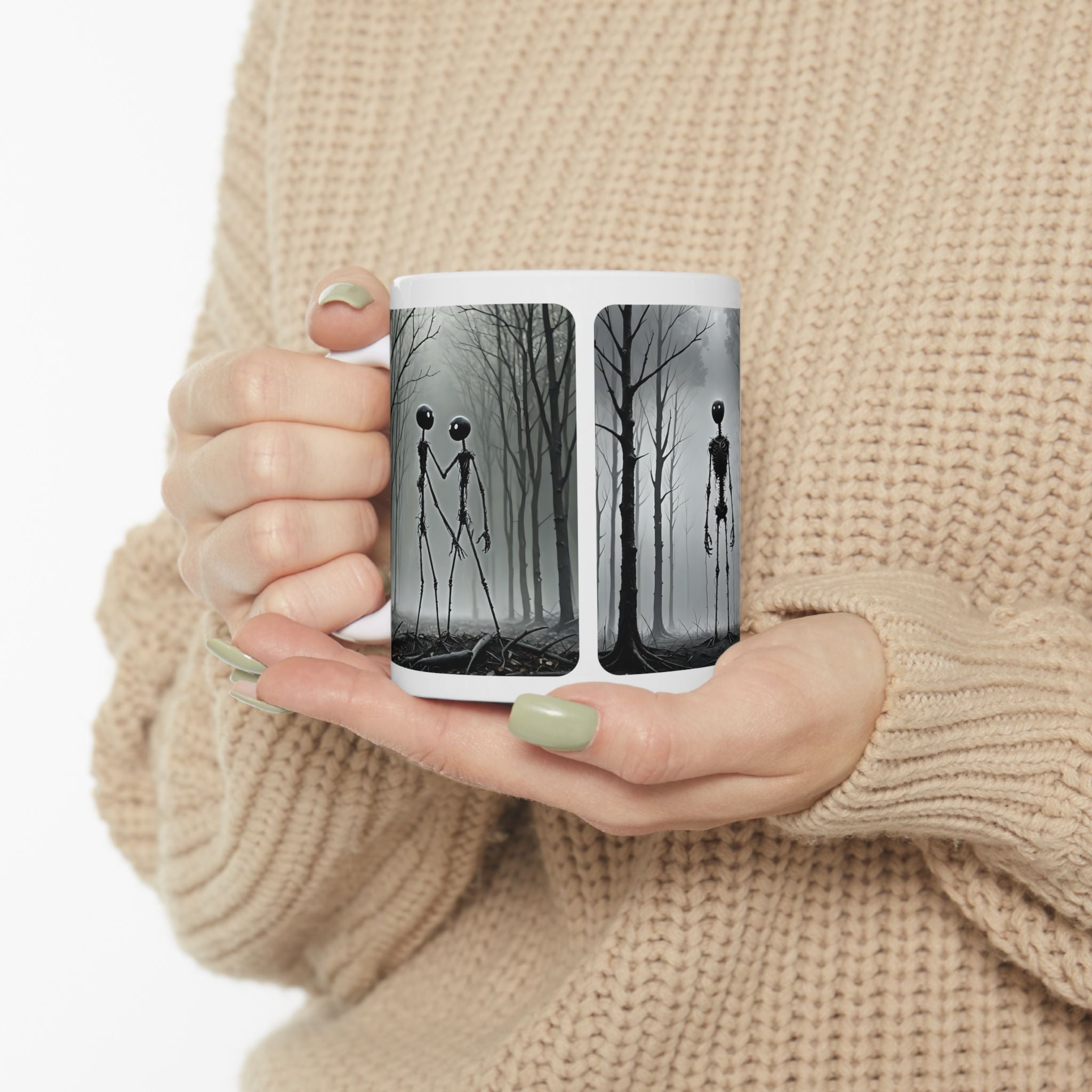 The Stick-To-It Species #5 White Ceramic Mug – Anatomy of Optimism Cup 11oz/15oz