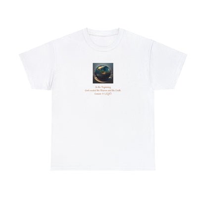 Earth Genesis Bible Speaks Unisex Heavy Cotton Tee