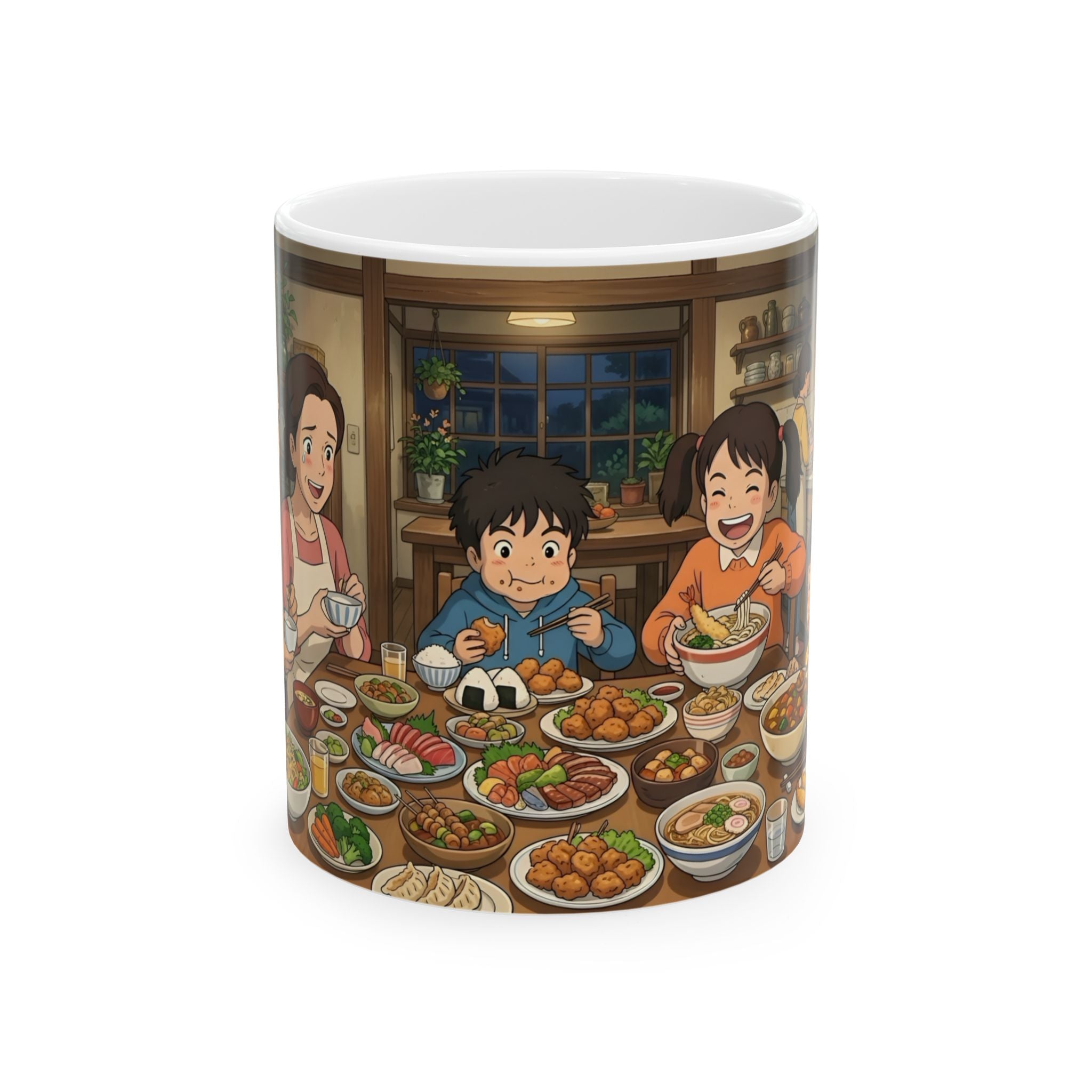 Family & Friends #9 Forever White Ceramic Mug — Cozy Feast Cup (11oz/15oz)
