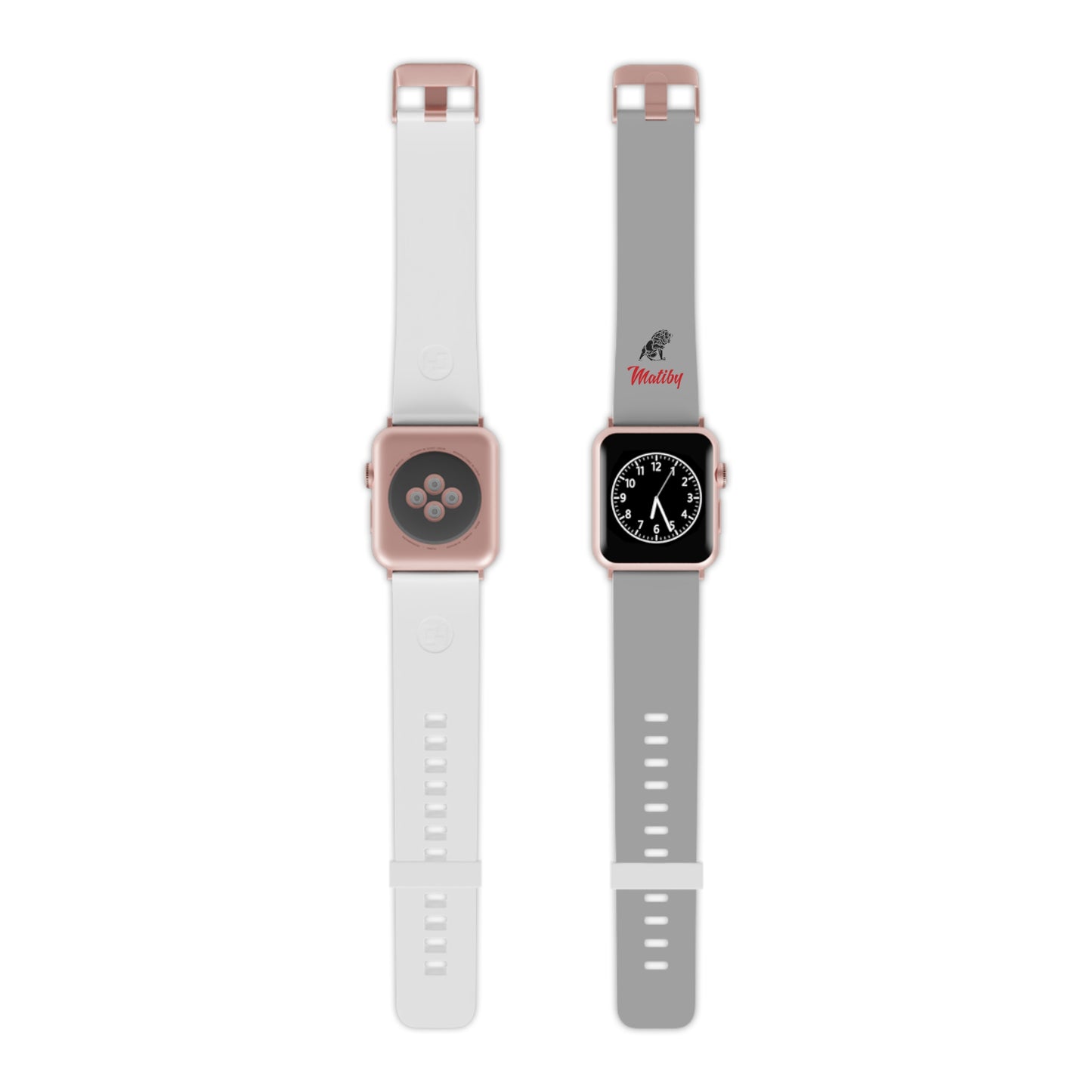 Matiby Light Grey Watch Band for Apple Watch