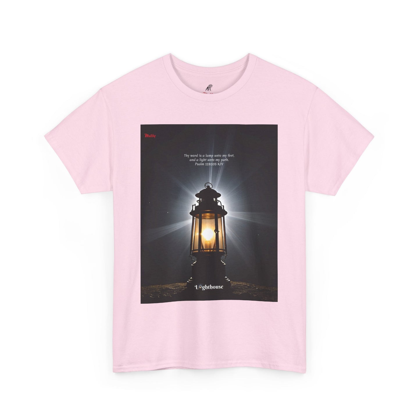 Lighthouse Psalm 119 Unisex Heavy Cotton Tee