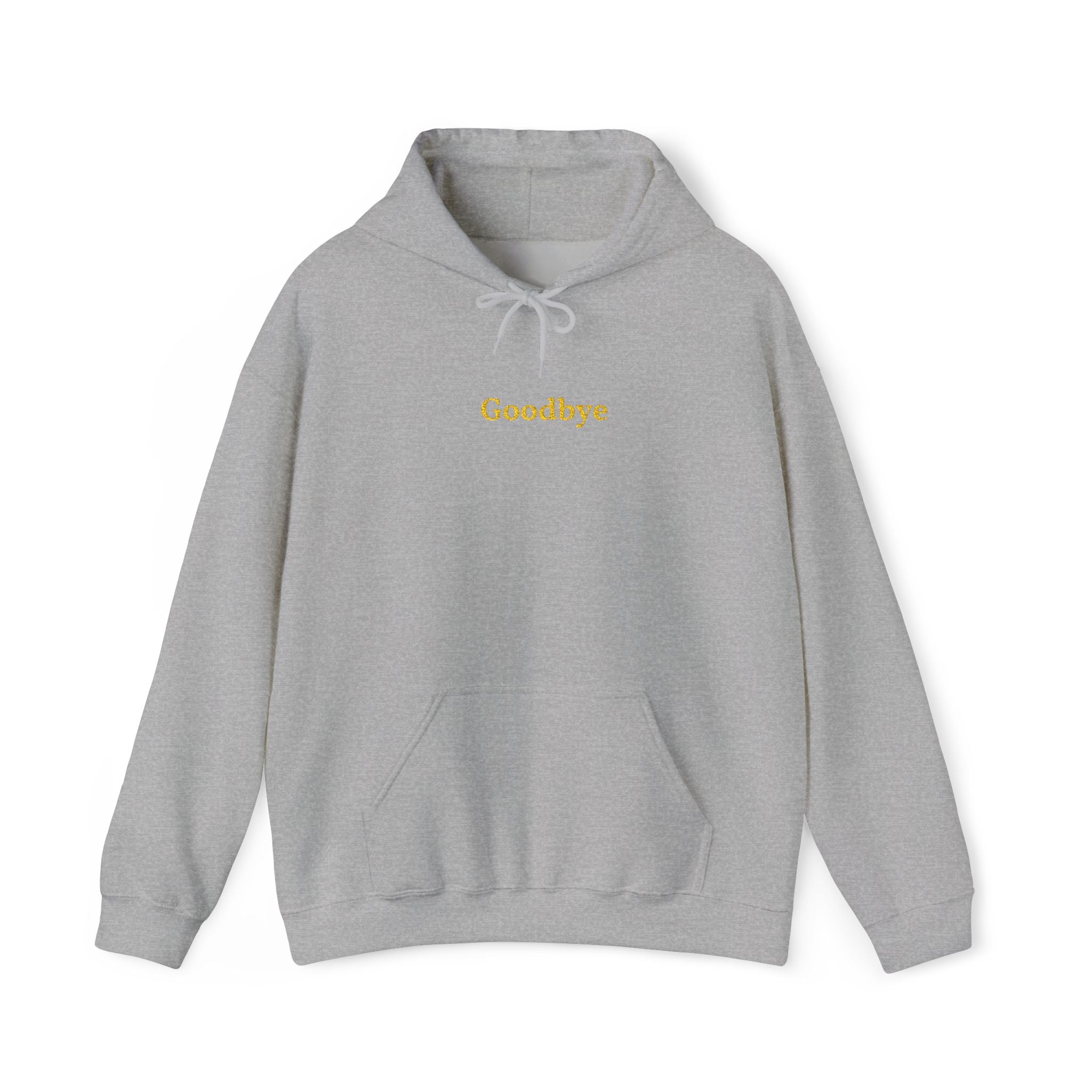 Goodbye Gold Embroidered Unisex Heavy Blend Hooded Sweatshirt, Strength And Hope Hoodie
