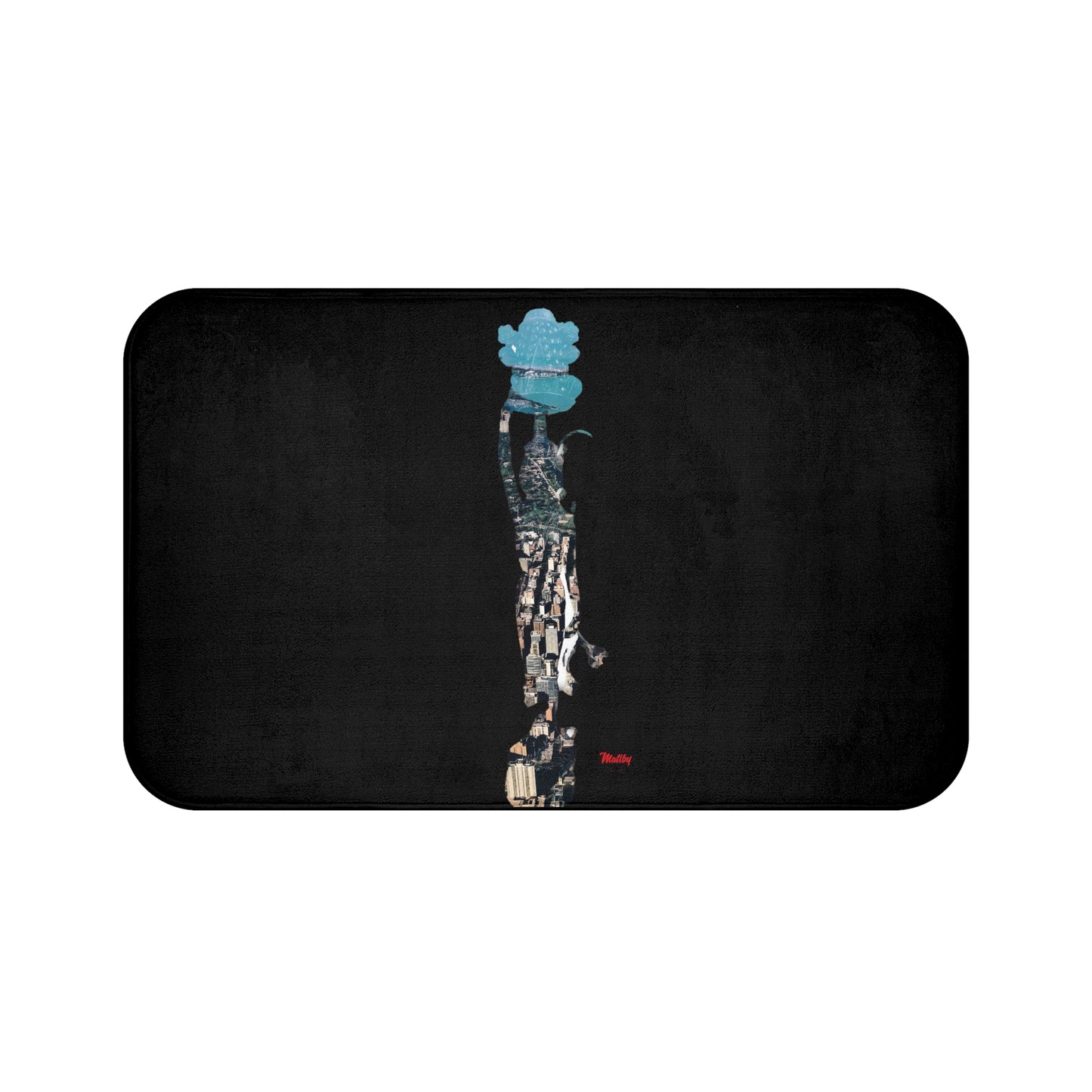 Vol-Subs Black Bath Mat