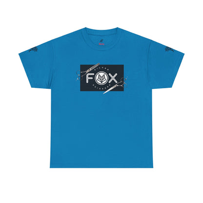 Silver Fox Scissors Unisex Heavy Cotton Tee