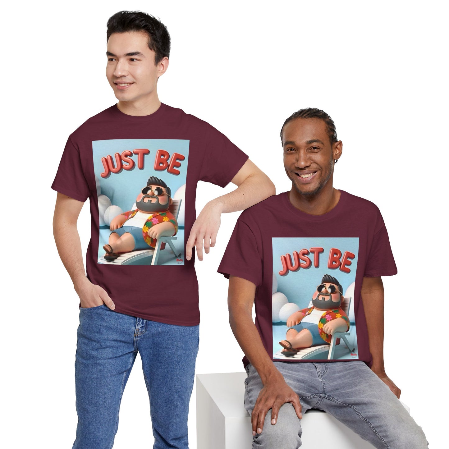 Just Be Unisex Heavy Cotton Tee