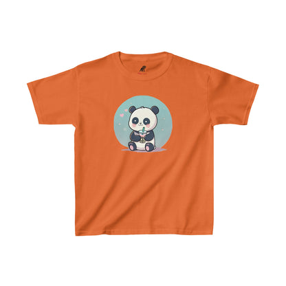 Panda With Boba Kids Heavy Cotton™ Tee