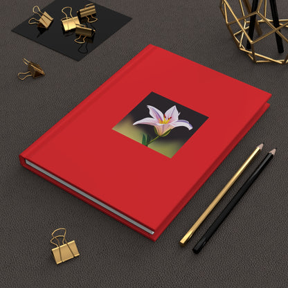 Lily Hardcover Journal Matte Red