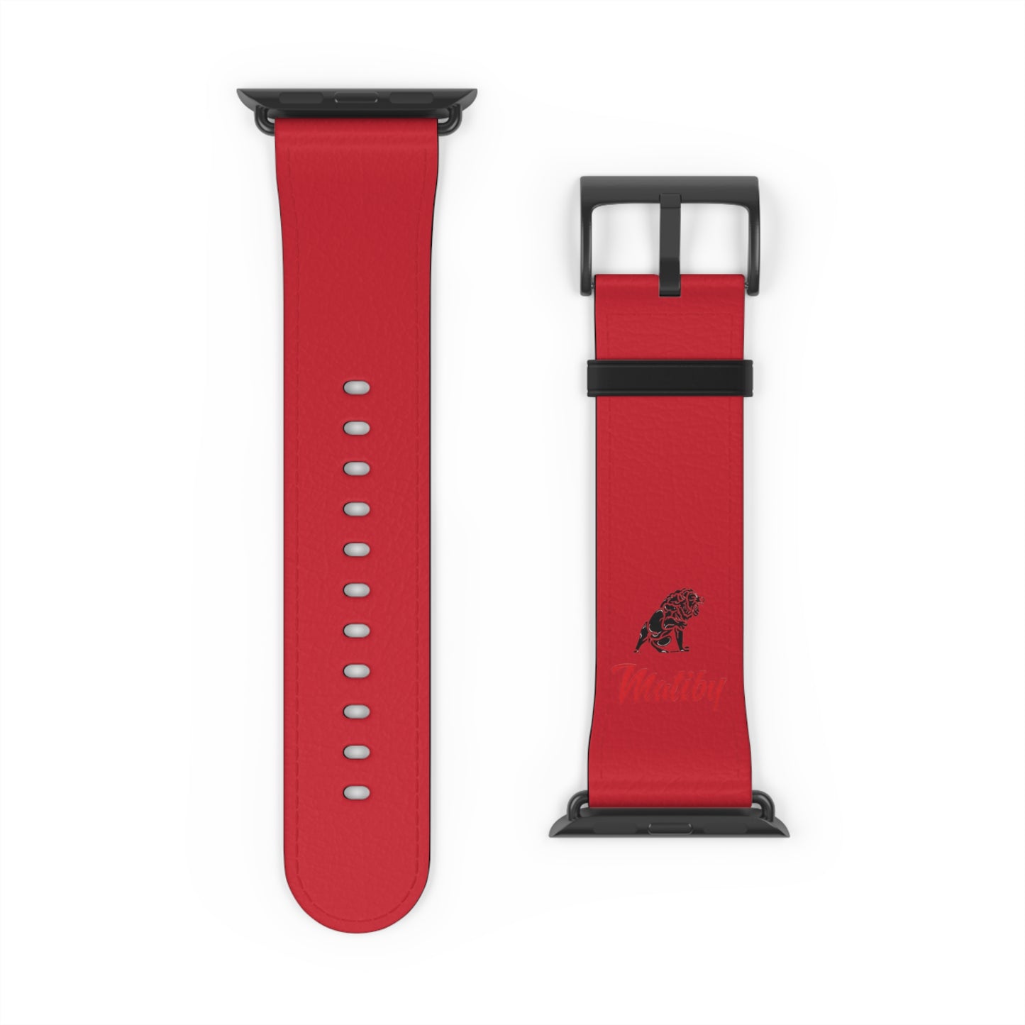 Matiby Dark Red Watch Band