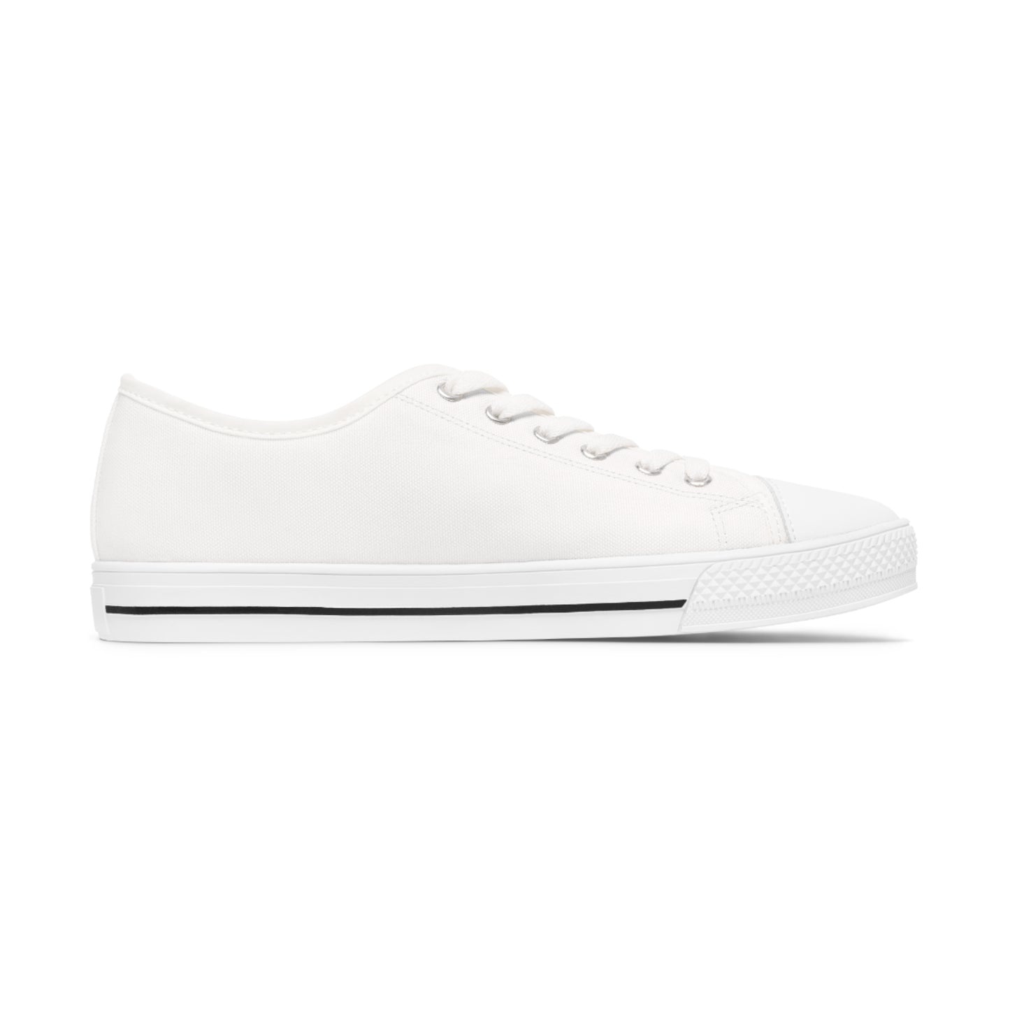 Women's White Low Top Sneakers