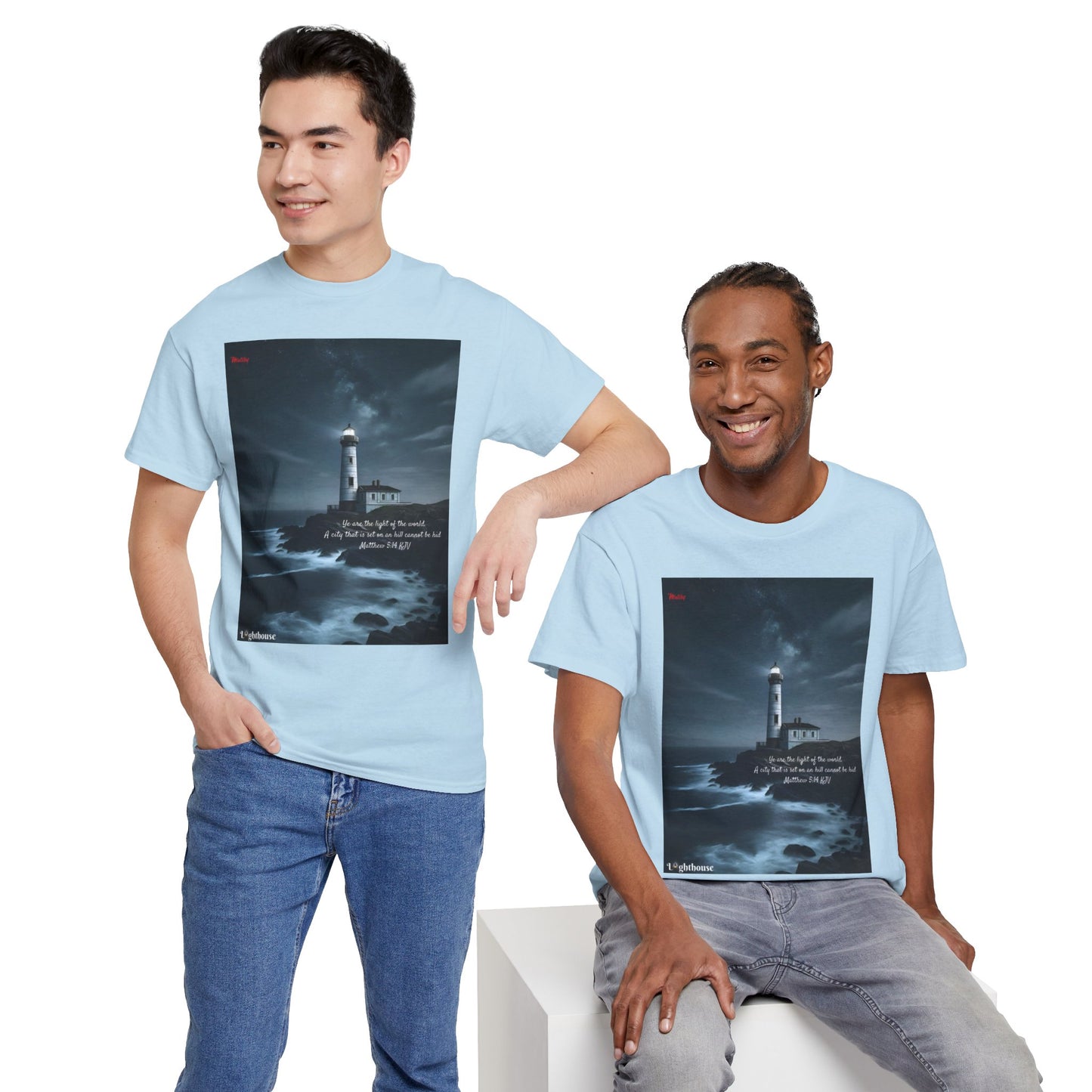 Lighthouse Unisex Heavy Cotton Tee