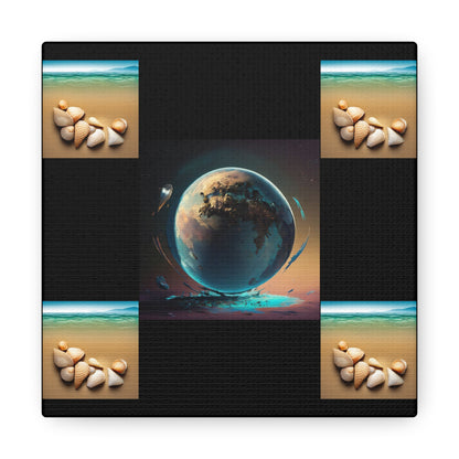 Matiby Worlds Black Canvas Gallery Wraps