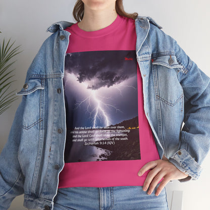 Lightning Style God's Arrow Unisex Heavy Cotton Tee