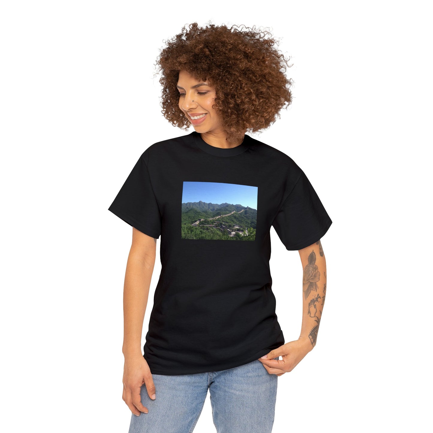 Great Wall of China Unisex Heavy Cotton Tee