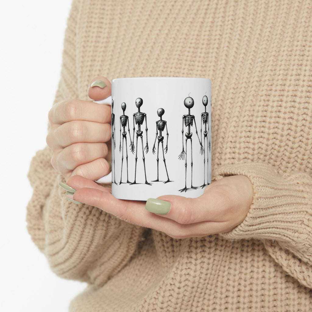 The Stick-To-It Species #19 White Ceramic Mug – Anatomy of Optimism Cup 11oz/15oz