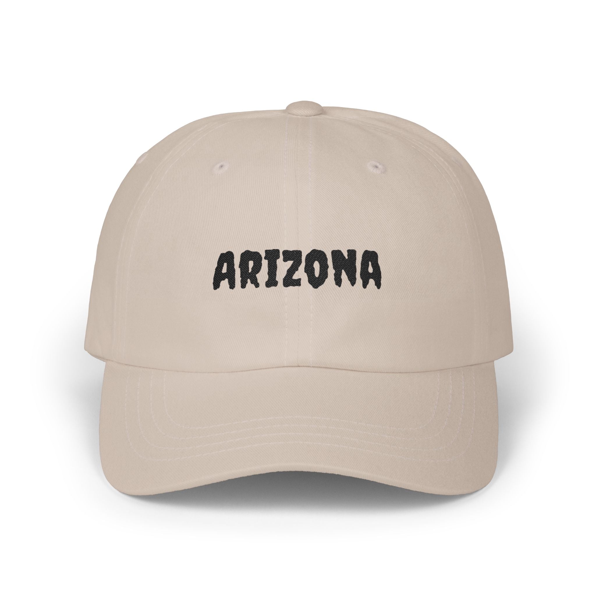 Arizona United States of America Black Embroidered Classic Dad Cap | AZ 48th USA Baseball Hat