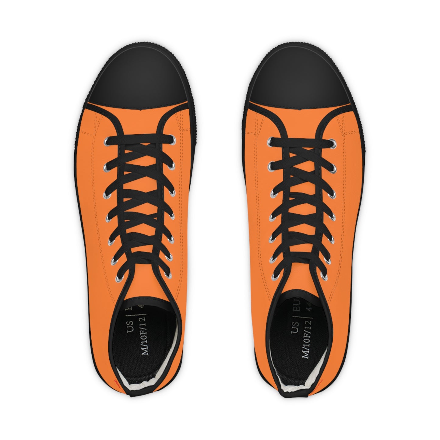 Men's Light Orange High Top Sneakers