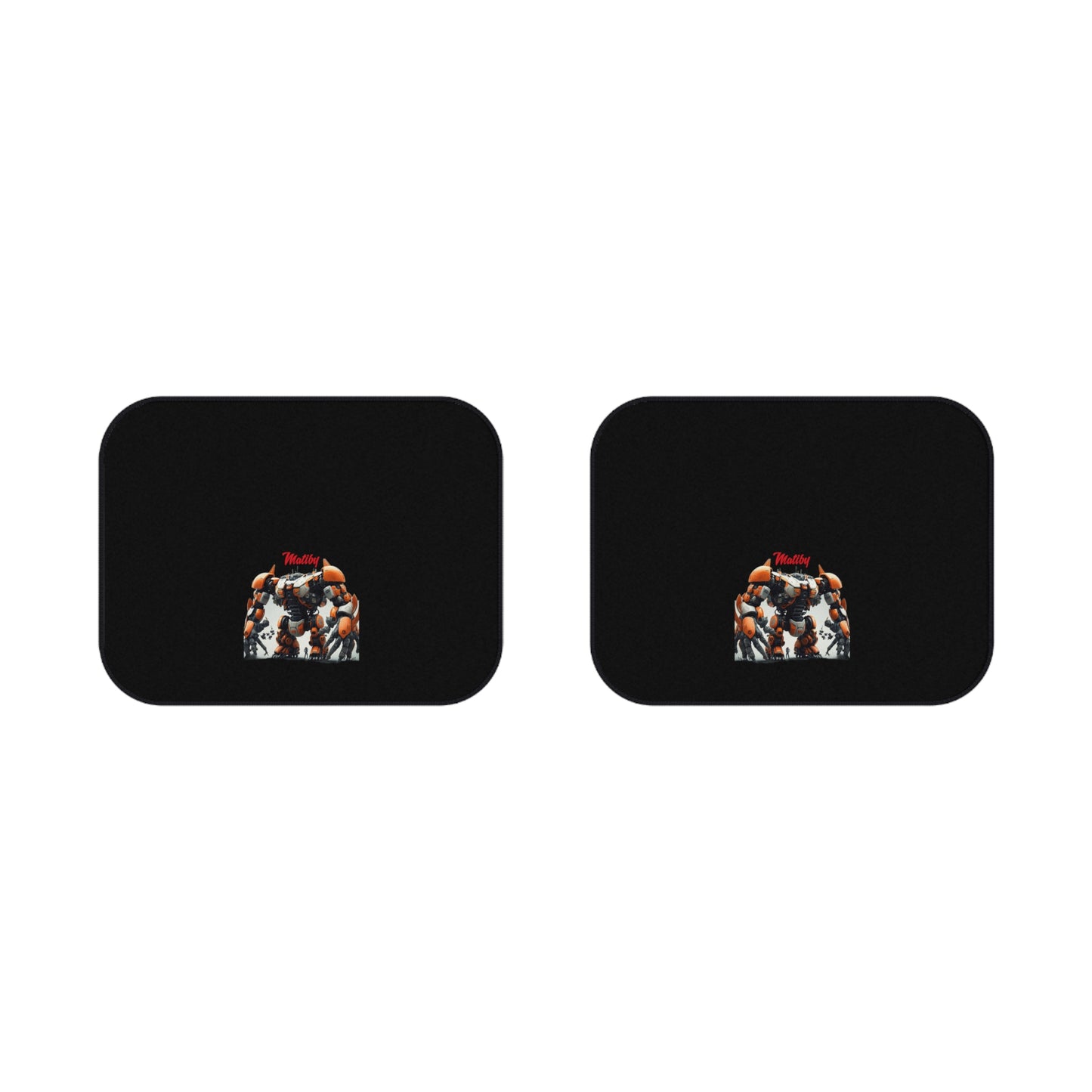 Matiby Mek Black Car Mats (2x Rear)