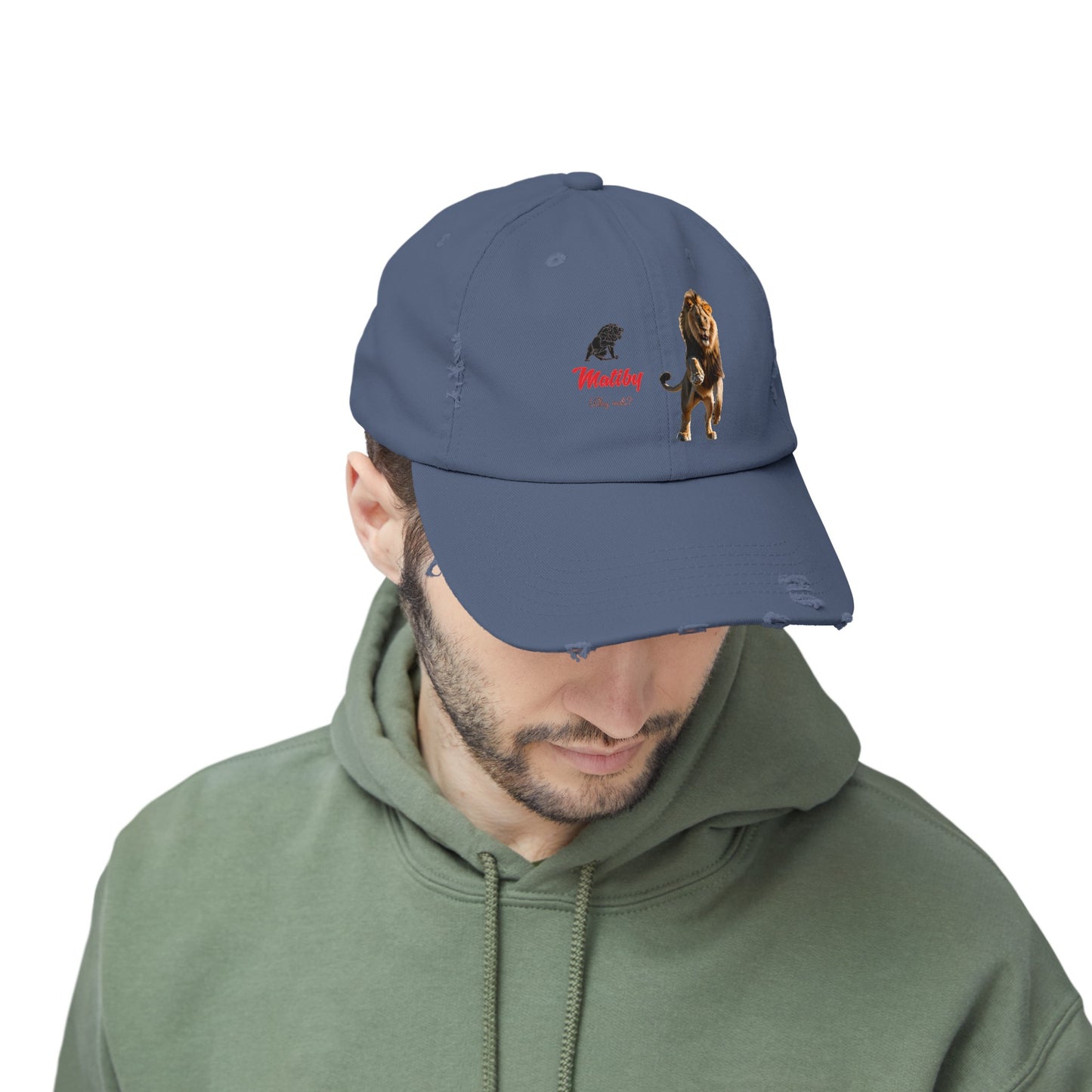 Matiby Lion Unisex Distressed Cap