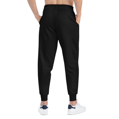 Matiby Flower Bloom Black Athletic Joggers (AOP)