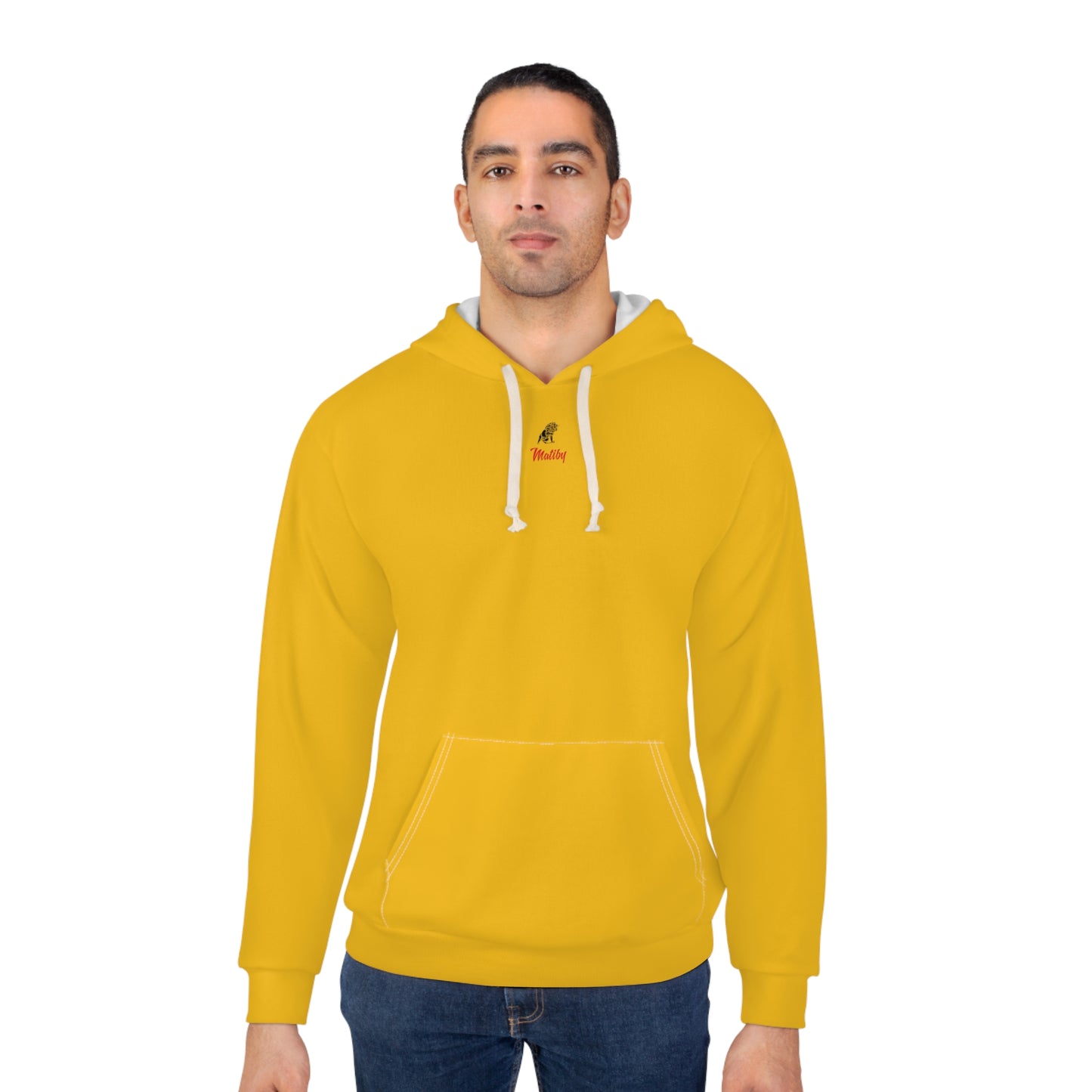 Yellow Unisex Pullover Hoodie (AOP)