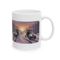Anime Golf Cart Winter Racing Adventures #1 White Ceramic Mug — Find Your Path To The Essentials Cup (11oz & 15oz)