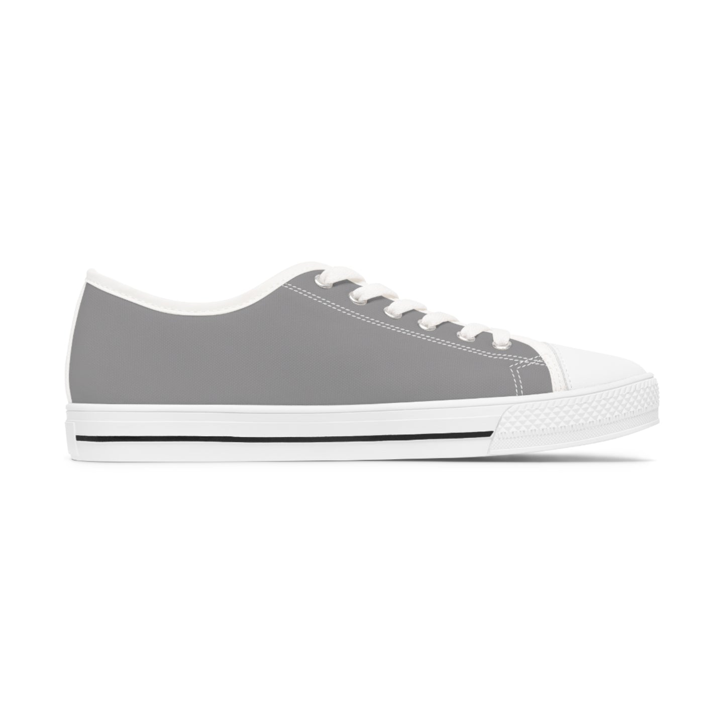 Women's Grey Low Top Sneakers