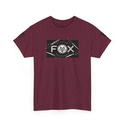 Silver Fox Scissors Unisex Heavy Cotton Tee