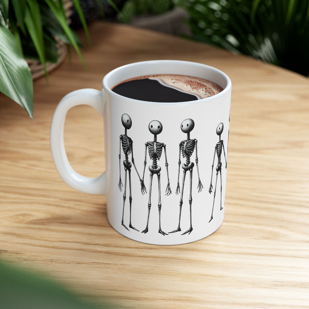 The Stick-To-It Species #18 White Ceramic Mug – Anatomy of Optimism Cup 11oz/15oz