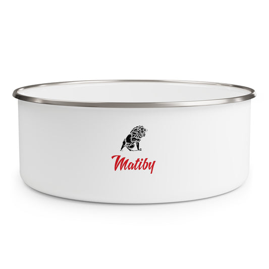 Matiby Enamel Bowl