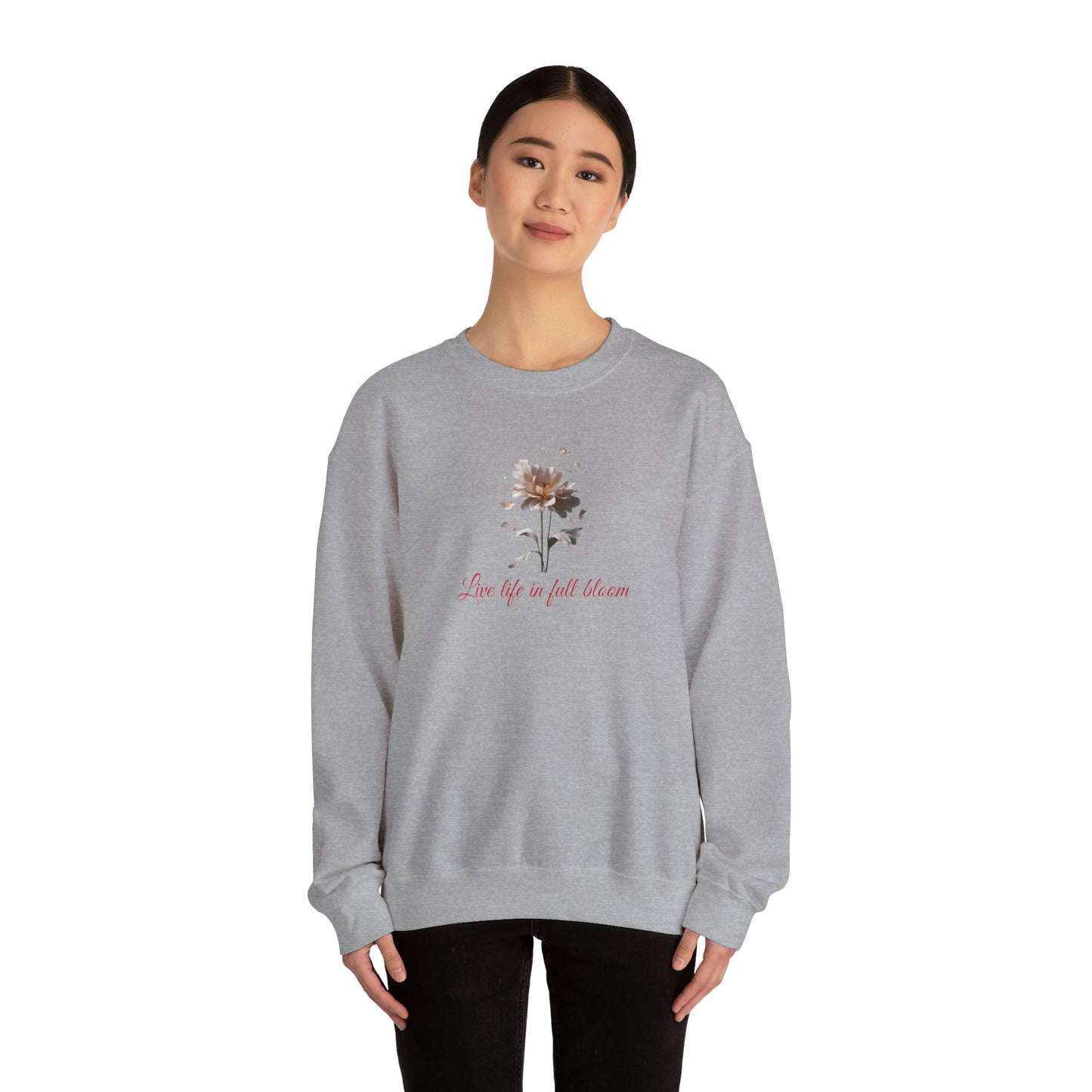 Matiby Amy's Special Flower Bloom Unisex Heavy Blend™ Crewneck Sweatshirt