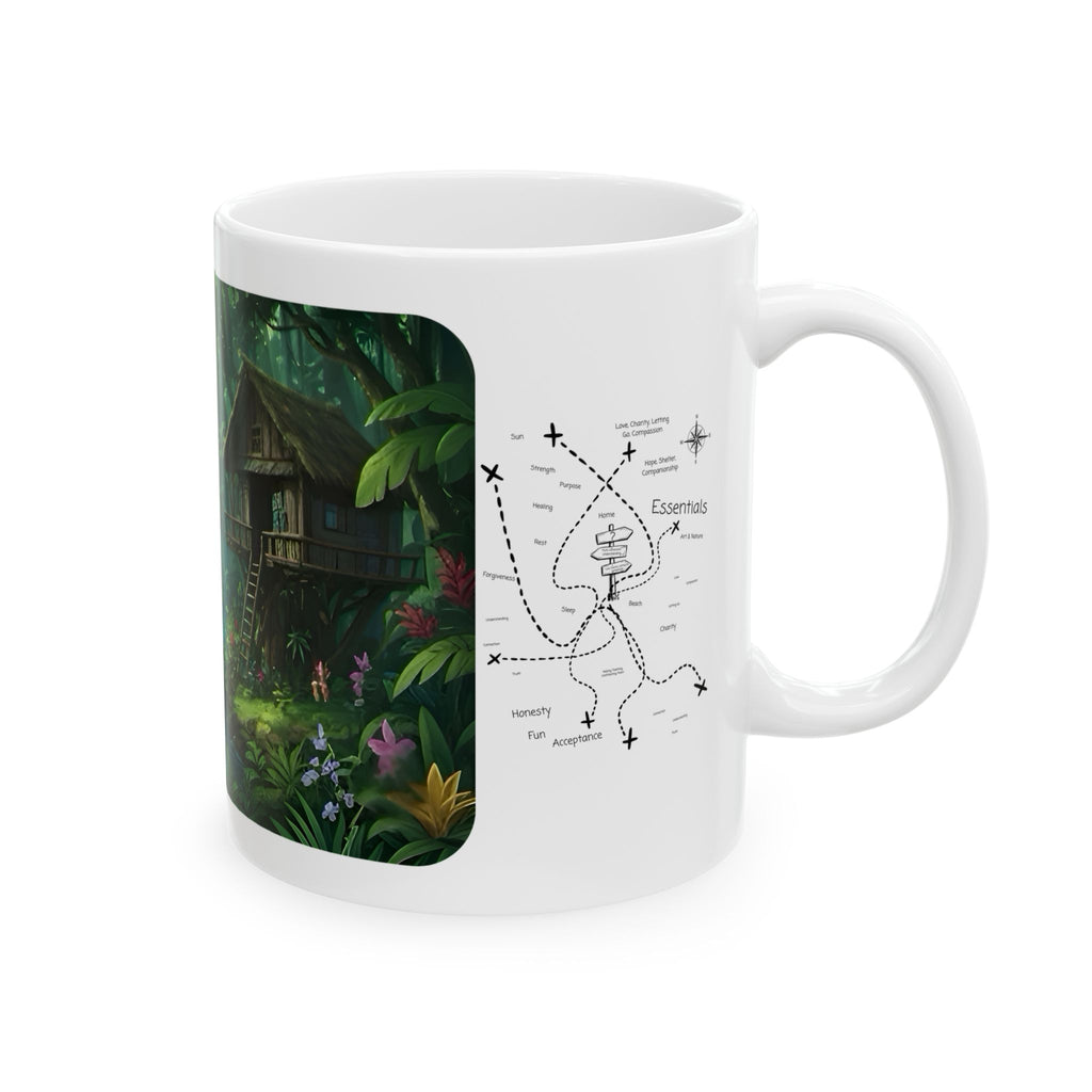 Cozy Architecture & Dreamy Landscapes #34 White Ceramic Mug – Homes Home Sweet Home Cup (11oz/15oz)