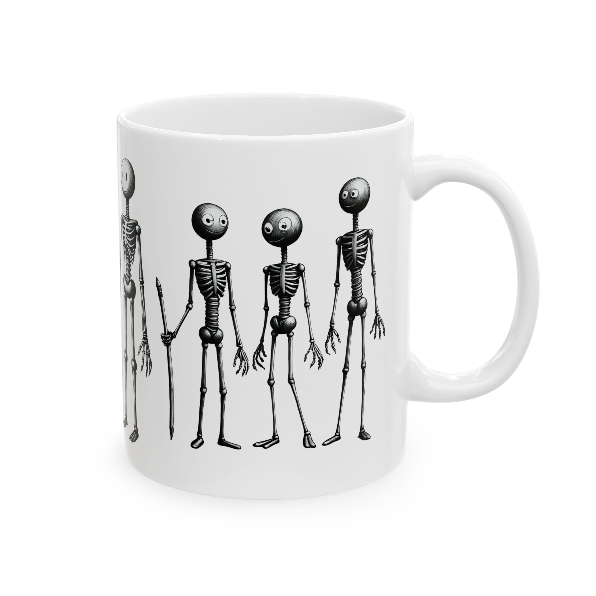 The Stick-To-It Species #13 White Ceramic Mug – Anatomy of Optimism Cup 11oz/15oz