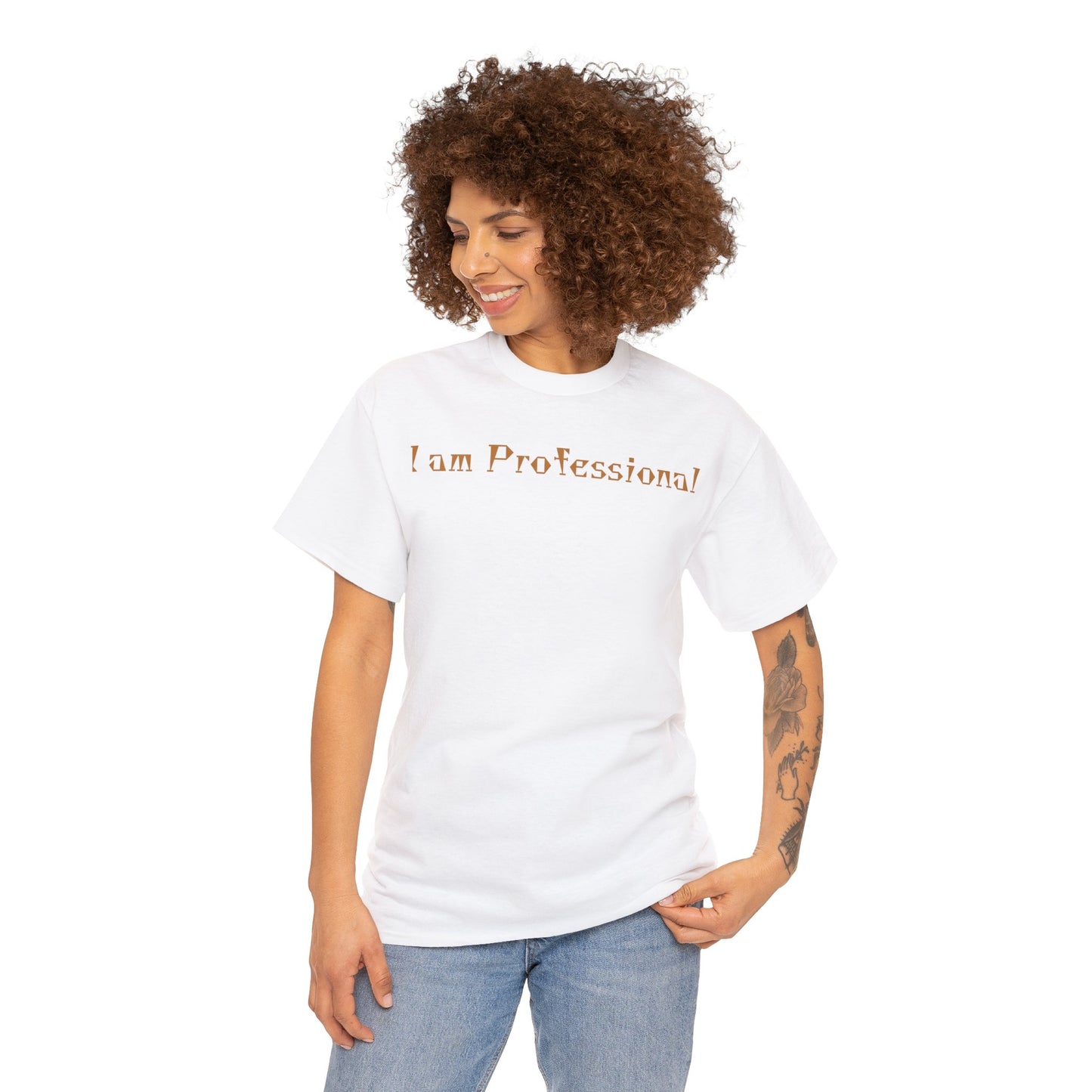 Matiby "I Am Professional" Unisex Heavy Cotton Tee