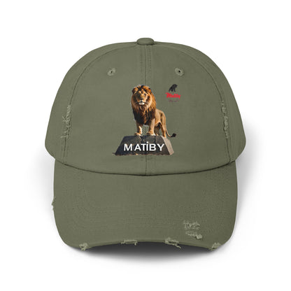 Matiby Lion Unisex Distressed Cap