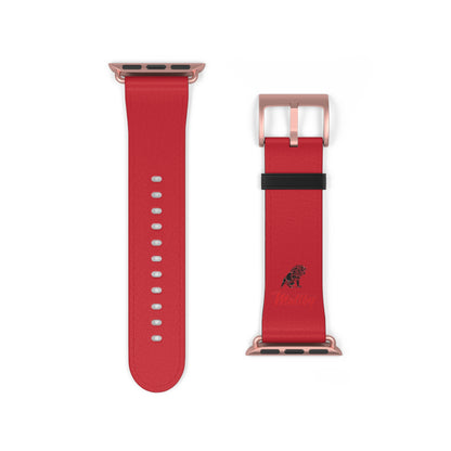 Matiby Dark Red Watch Band