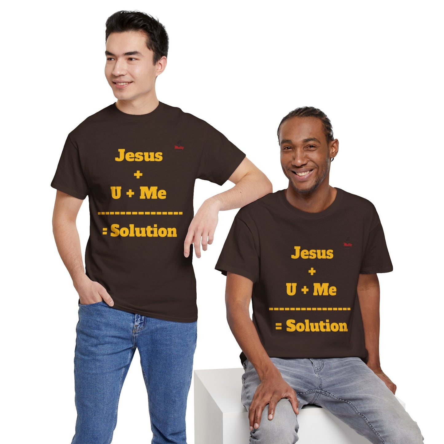 Jesus+U+Me Unisex Heavy Cotton Tee