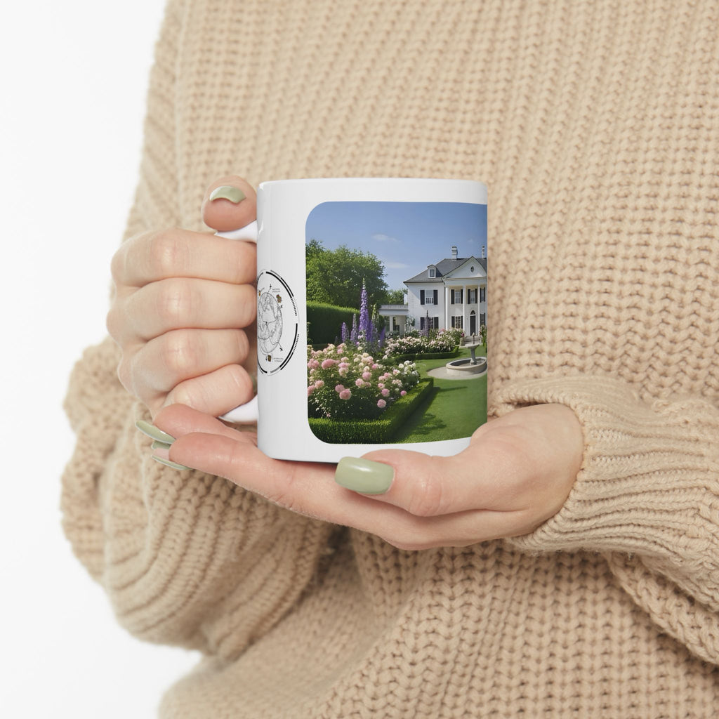 Cozy Architecture & Dreamy Landscapes #22 White Ceramic Mug – Homes Home Sweet Home Cup (11oz/15oz)