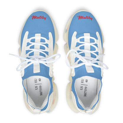 Women's Light Blue Mesh Sneakers