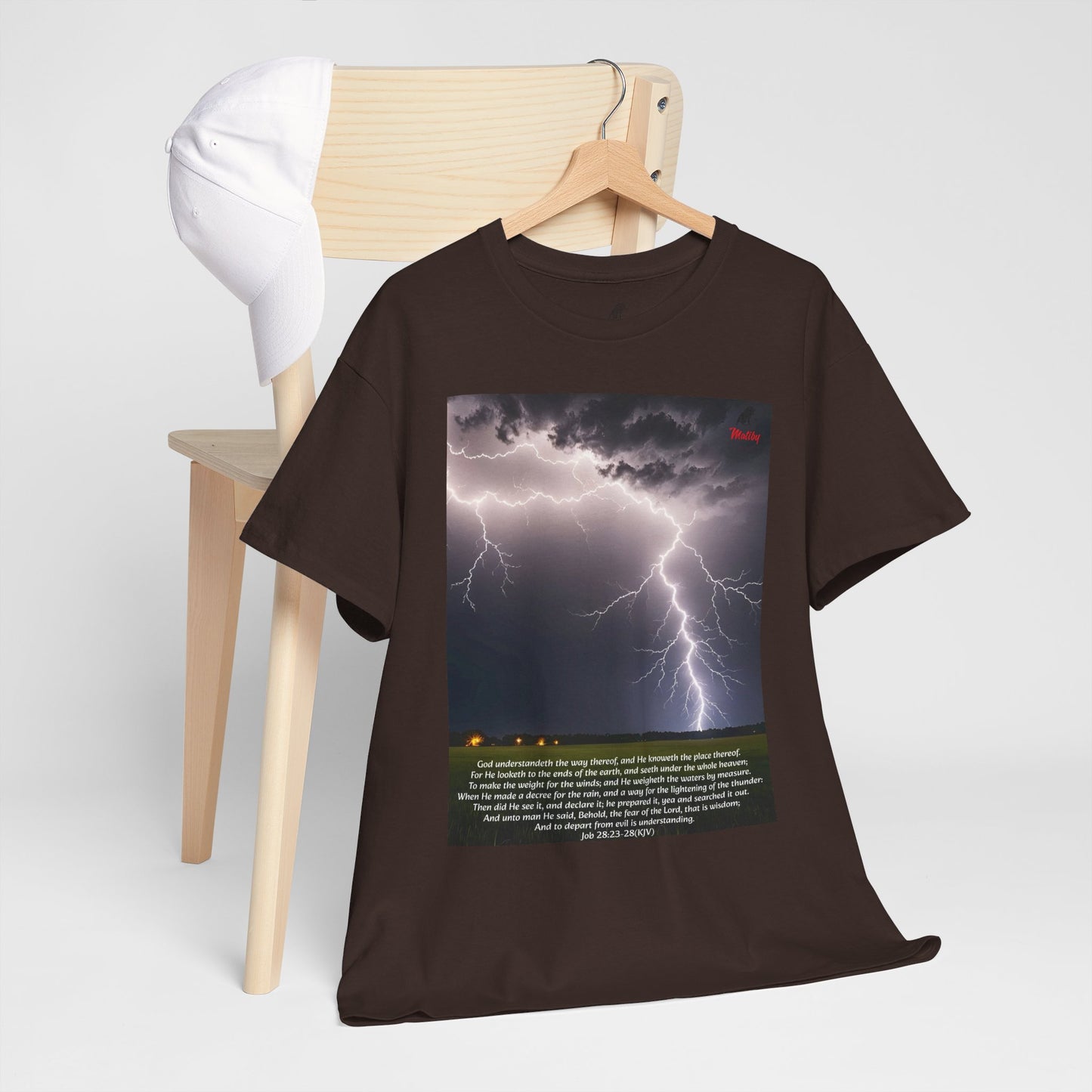 Lightning Style Fear of the Lord Unisex Heavy Cotton Tee