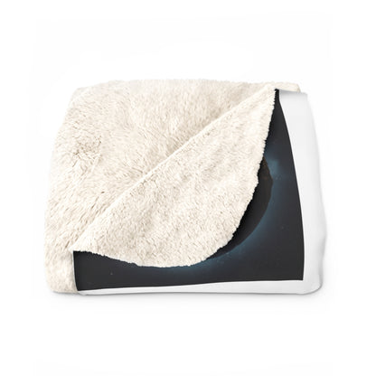 Matiby MEK White Sherpa Fleece Blanket